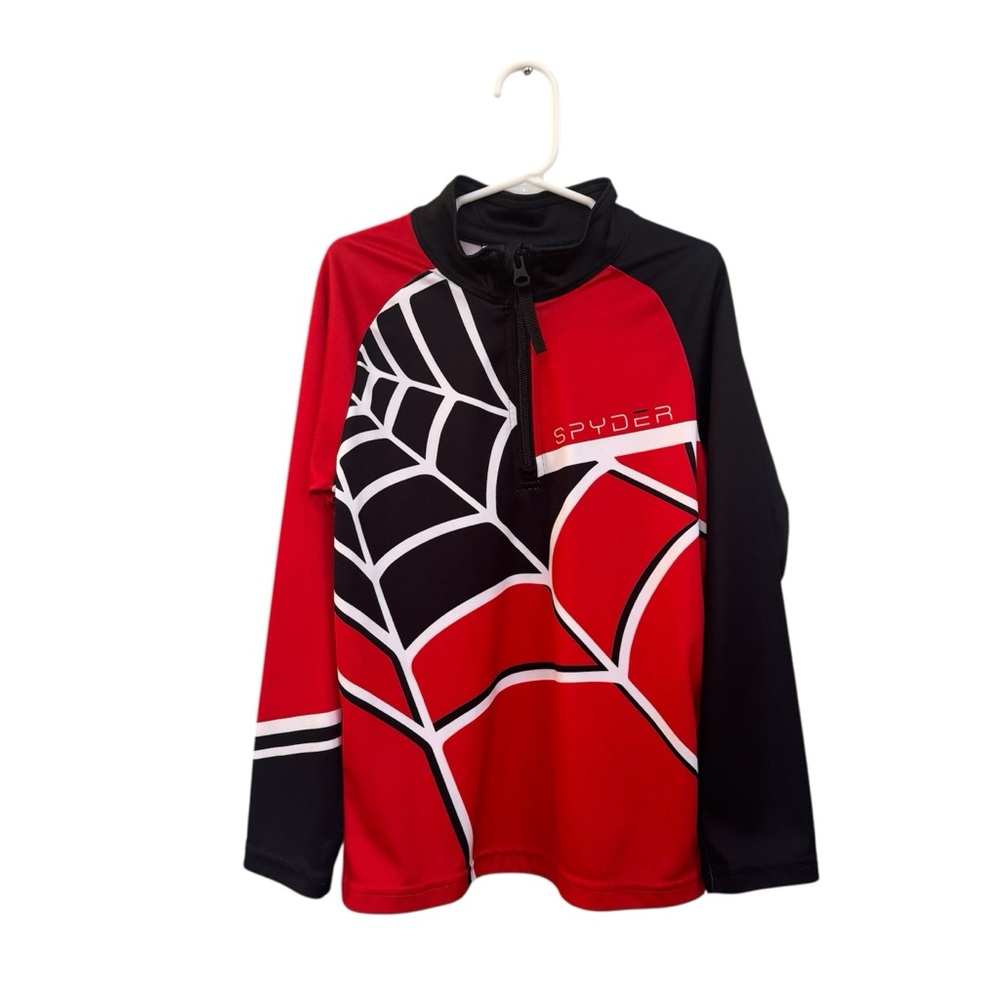 Spyder Boys Web Zip Top